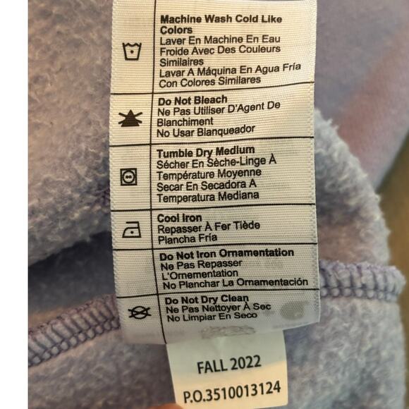 CARHARTT Womens Light Purple Hoodie with Gray Logo- Size Small (4/6) NWOT - Picture 5 of 8